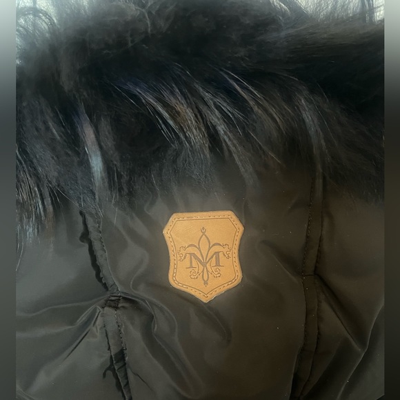 Mackage Adali Down Jacket with Blue Fox Fur XXS - Picture 8 of 10